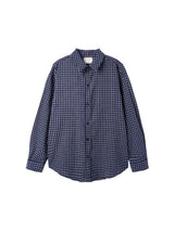 ASCLO シアーサッカークールチェックシャツ (4color)