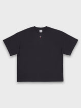 DOODLE SKULL TEE - CHARCOAL