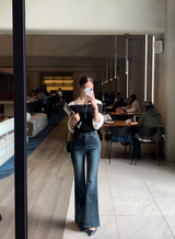 Messy's 104 Deep Wash Bootcut Denim 