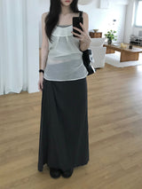 Waiby twisted long skirt (3 colors)