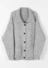 HIGH NECK HALF CARDIGAN