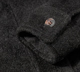 Washed Sweat Belted High-Neck Jacket