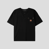 LMN Rivet 3 Button Waffle Short Sleeve Tee (3 colors)