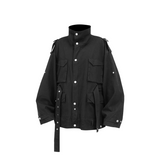RELABEL (Dream Tailor) Adjustable Length Multi-Style Washed Distressed M65 Jacket