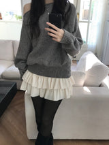 Lua Cancan Mini Skirt (one color)