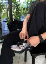 [Limited Quantity] ルック ステーブル 2WAY クーリング ナイロン ワイド バンディング パンツ