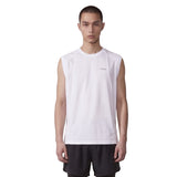 VYLON Logo white sleeveless top
