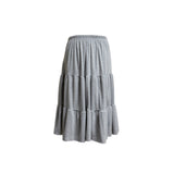 (2color) Tie Wrap Tiered Skirt