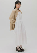 THREE BUTTON BLAZER (BEIGE)