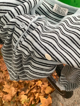 [MADE] [Planning] Slits Stripe Round Cardigan