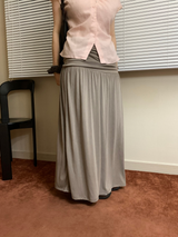 Modal shirring skirt