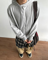Geo Curve Hoodie Zip-up