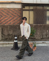 ポール ワイド カーゴ コットン パンツ