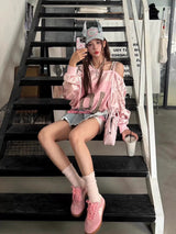 Pink Toe Leopard Number Jersey
