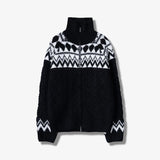 ASCLO Diamond Wool Knit Zip Up (3color)