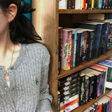 [BELLIDE MADE] 6color, memory cable round cardigan