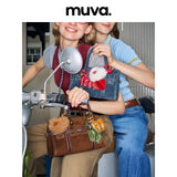 muva. ブリティッシュ リボン ミニトート