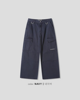 [Unisex] Dyeing tuck cargo pants(3color)