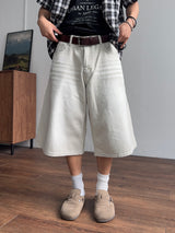 Amber Washed 8/10 Bermuda Pants (3color) (No.962)