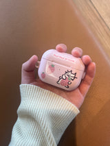 strawberry cat airpods case (glossy)