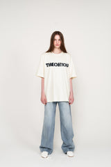 THEOHYOU OVER FIT T-SHIRT (BUTTER)