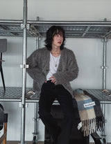 Logis Pocket Wool Knit Cardigan