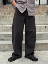 Bio cotton curved pants