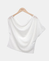 Junek Rose Lace Off-Shoulder Short-Sleeve Top