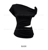 Heer Cutout Off-Shoulder Short Sleeve