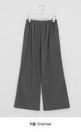 26SS★ [BAONHAUS] デニンコットンセミブーツカットパンツ