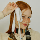Angora Drop Ribbon Keyring