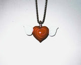 Red angel heart necklace (2 size) - 40cm (short ver.)