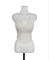 du deep cozy halter sleeveless top