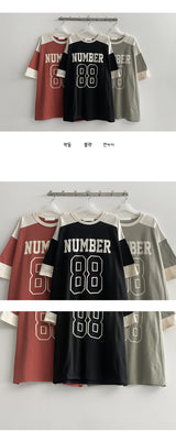 But Boxy Color Short Sleeve Tee