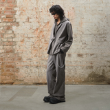 RELABEL 24SS ‘Conductor’ Deconstructed Patchwork Contour Sweatshirt Blazer