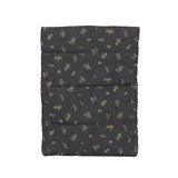 Pillow Notebook Pouch_floral black