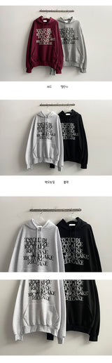 Peck fleece oversized hoodie