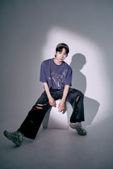 コラボレーション 90sグラフィティTシャツ - NAVY | YUMEKI × supersub