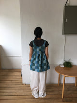 Lauv patchwork blouse (2color)
