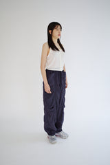 Silky jogger pants, Midnight blue