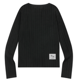 TINVER BUTTON HENRY NECK KNIT