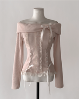 valentine eyelet two-piece set