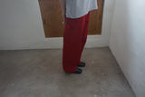 color wide pants