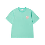 25SS ADLV サターンロゴ半袖Tシャツ エメラルド