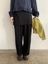Anka Layered Wrap Skirt Pants