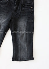 Capri Half-Length Slim Fit Denim Pants