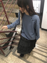ベリヒフリルロングスカート