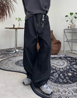 Akid Big Pocket Balloon Denim Pants
