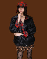 leopard kangkang cake shorts