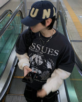ISSUES レイヤードオーバーロングスリーブティー 3C